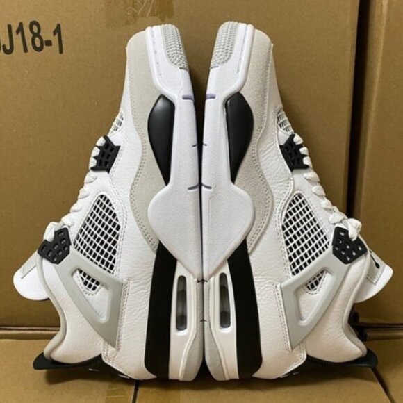 Men Air Jordan 4 retro military black